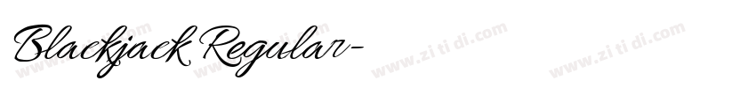 Blackjack Regular字体转换 Blackjack Regular字体转换